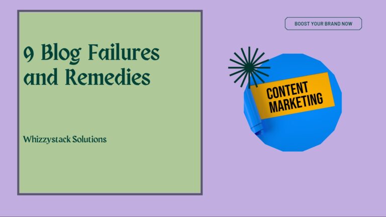 9 Blog Failures and Remedies