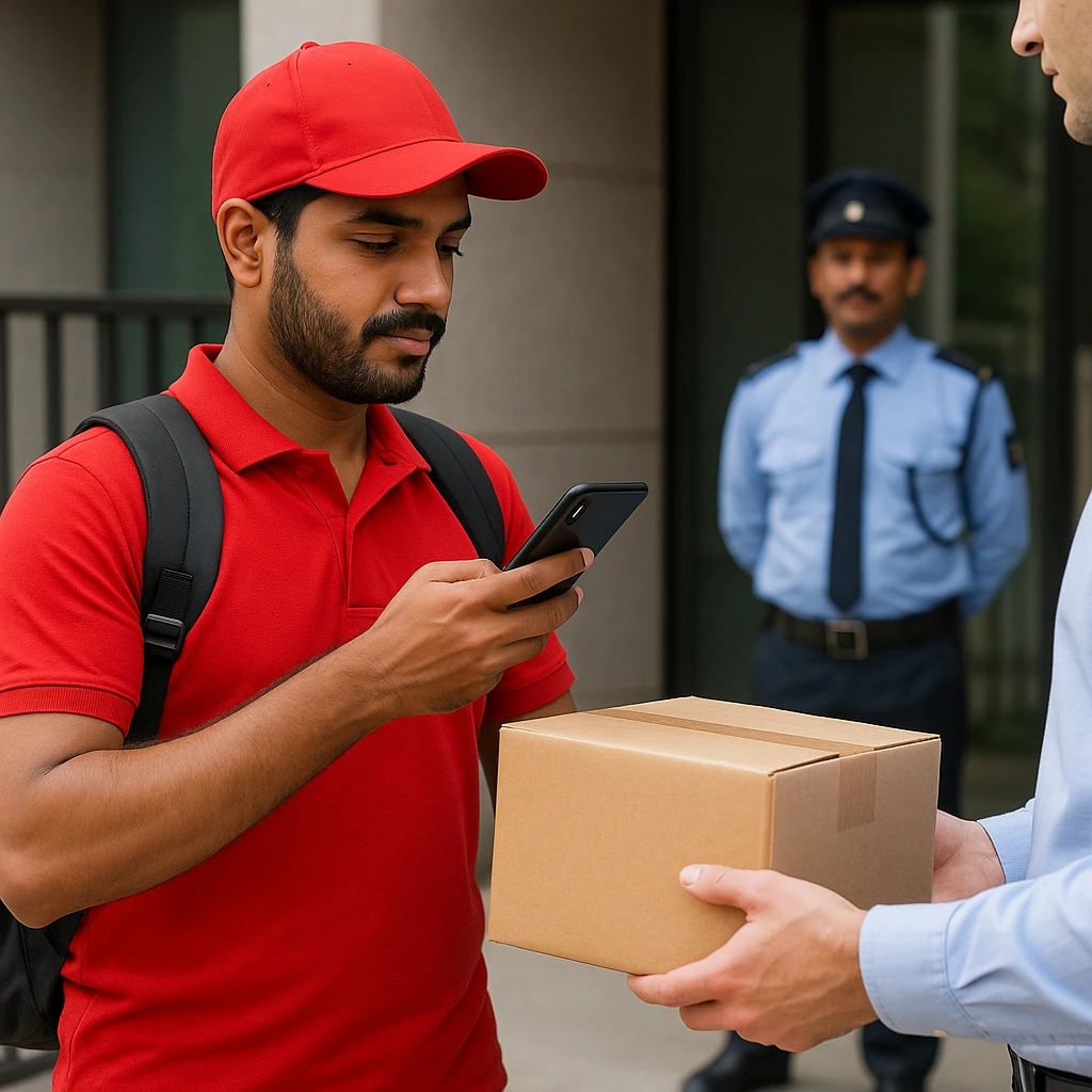 Logistics field teams using FieldLite